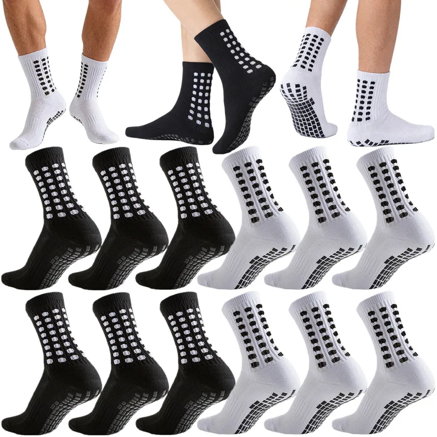 

1/4/6/8/10/12/16/18/20/22/26/30pairs Shockproof Breathable Grip Socks Sport Hiking Tennis Basketball Socks