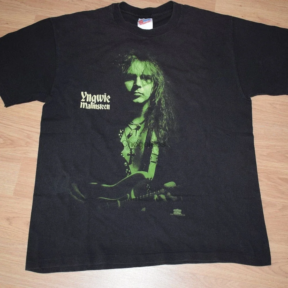 Yngwie Malmsteen Forever One Official 1994 Vintage Shirt Heavy Metal Scorpions Stryper Steve Vai