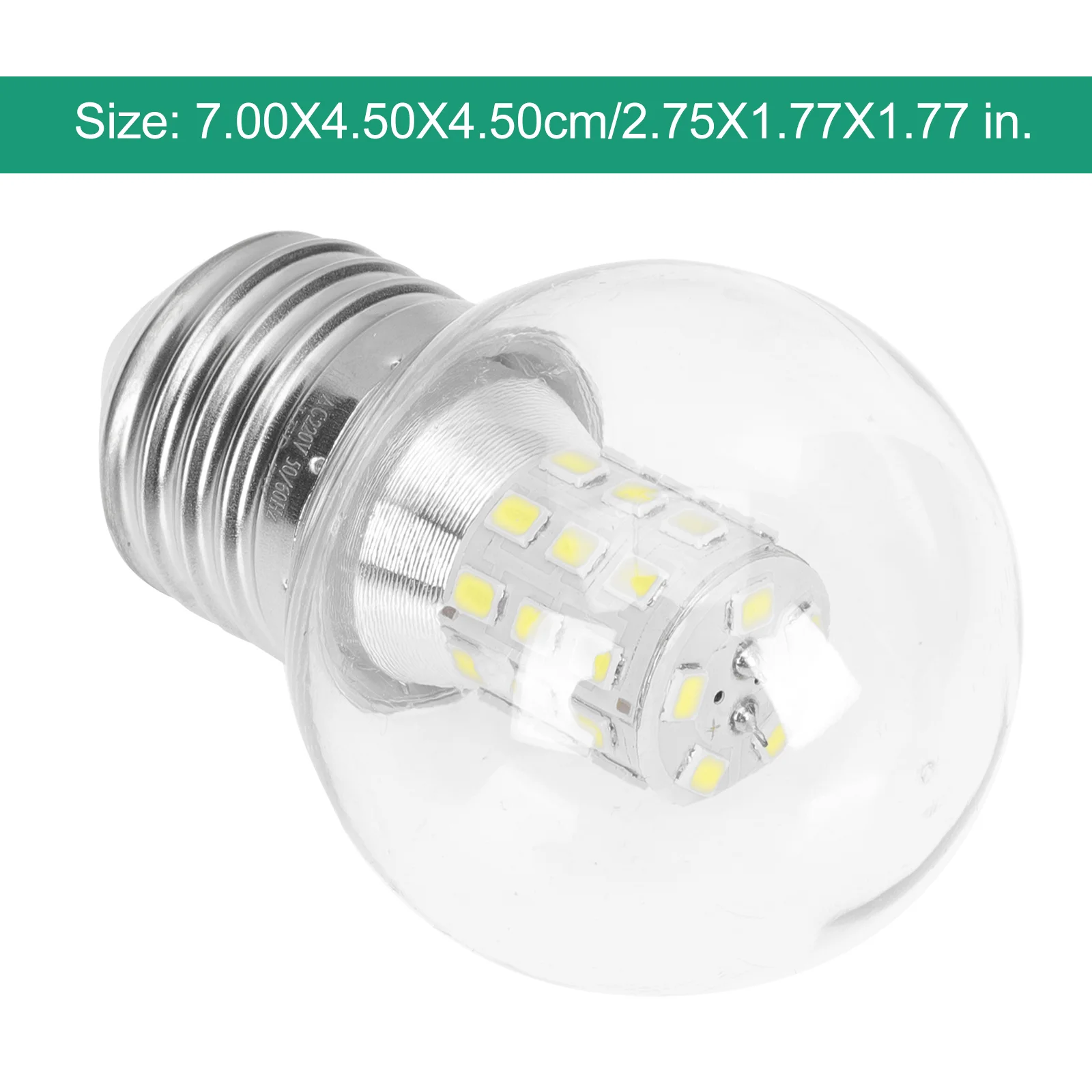 LED E27 7W Light Bulb Replacement Energy Saving Long Lifespan Bright Light Indoor Outdoor Decorative Globe Bulb
