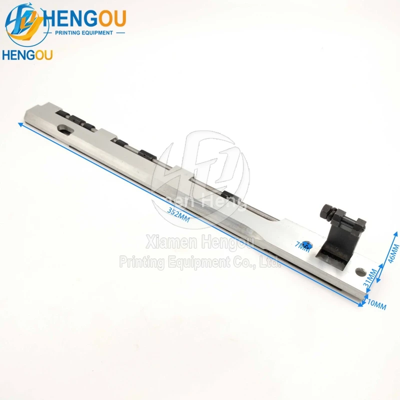 353mm T-1304 10x15 Gripper Bar for Windmill for die cutting machine Offset Printing Machine Spare Parts