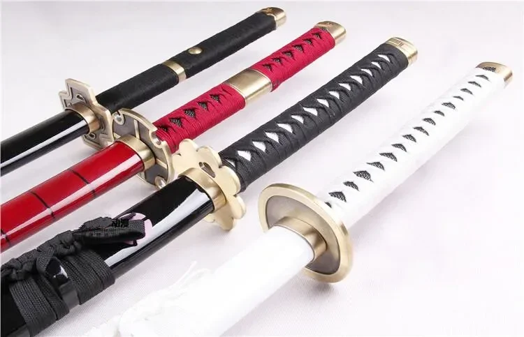 104cm Cosplay Roronoa Zoro Trafalgar Law weapon sandai kitetsu Wado Ichimonji metal Alloy Sword model Costume party Anime show