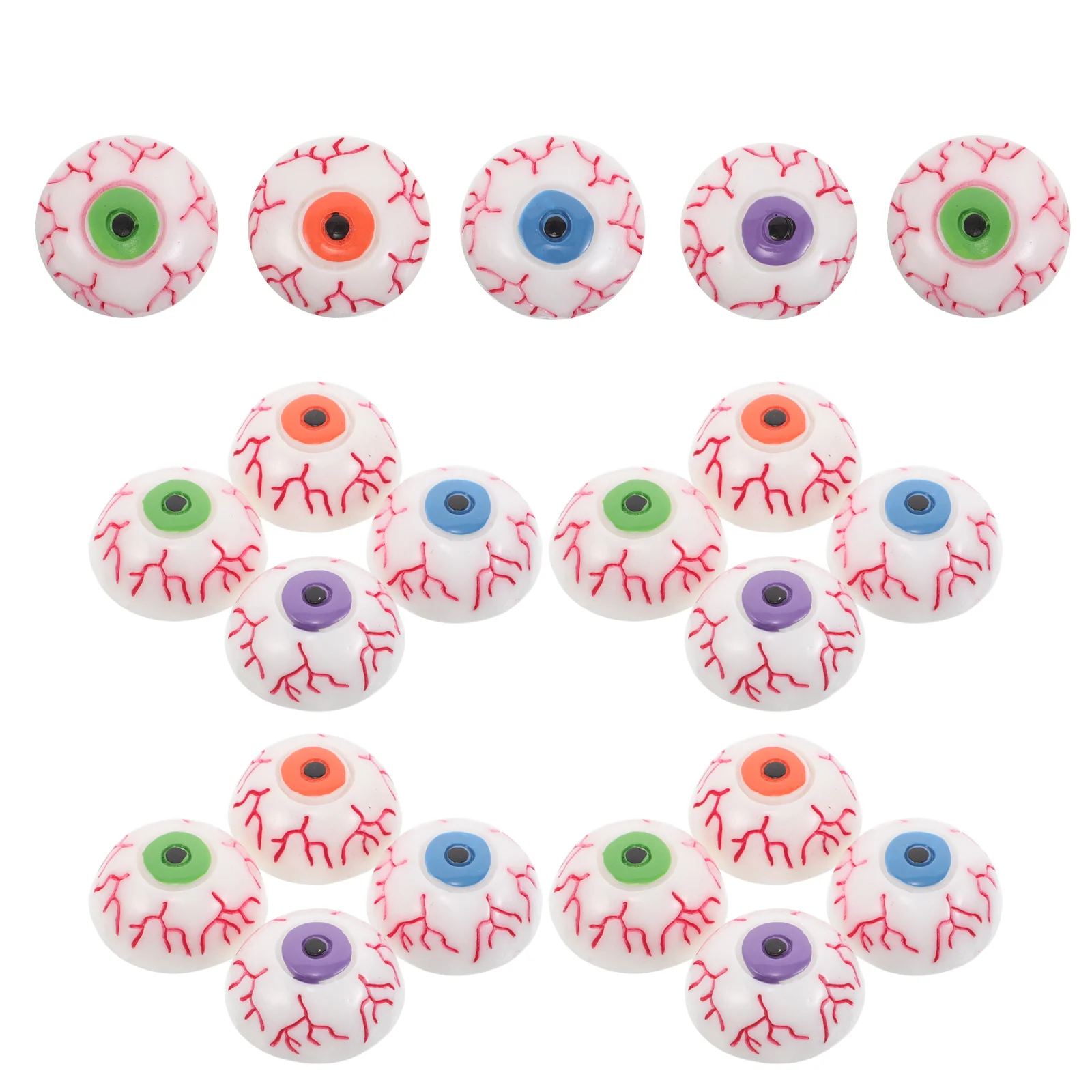 30 stuks knutselogen voor zachte dieren - realistische plastic veiligheidsogen griezelige Halloween DIY-decoraties bulk oogballen kinderen familie