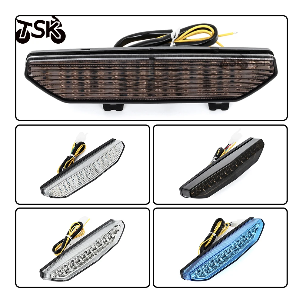Feu arrière LED intégré pour moto KAWASAKI ZX-6R 636 2007-2008 ZG14 CONCOURS 2008-2018 ZRX1200 DAEG