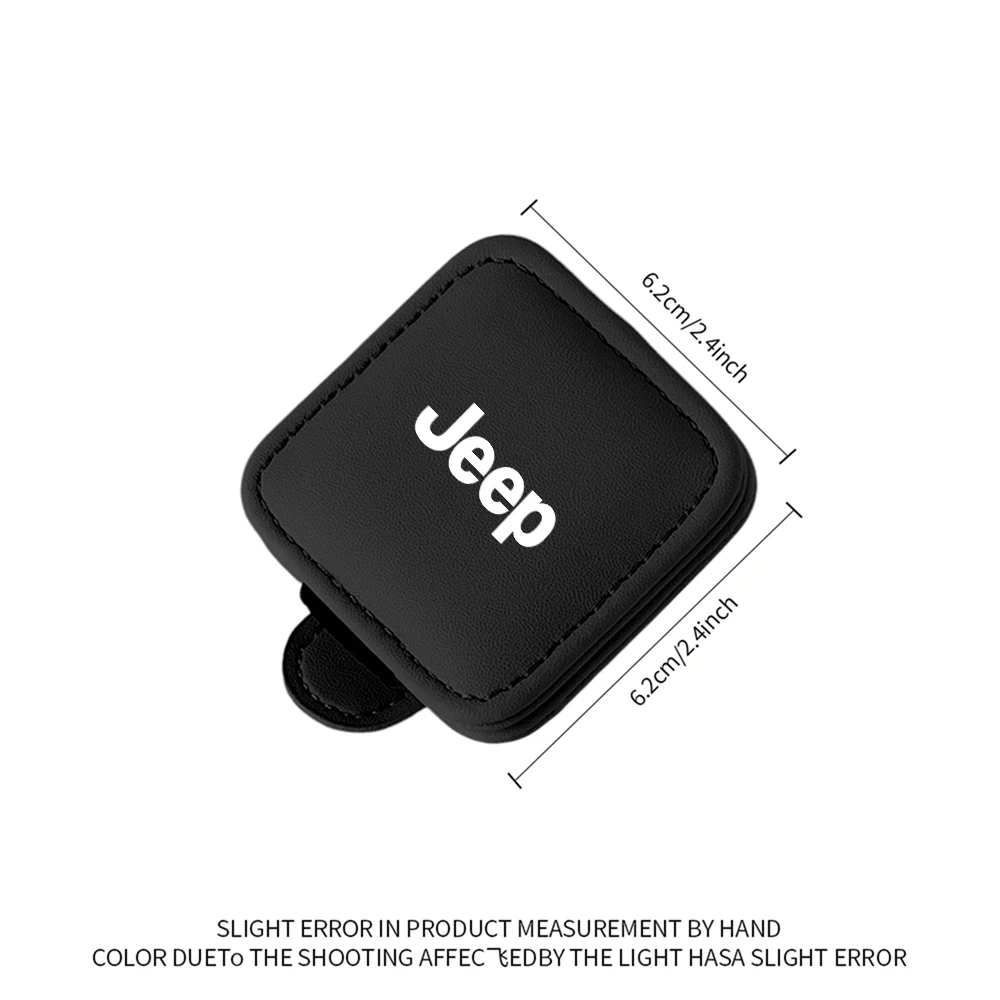 Car Glasses Frame Sun Visor Fold Sunglasses Storage Fastener Clips For Jeep Renegade JPB Wrangler Cherokee Compass GrandCherokee