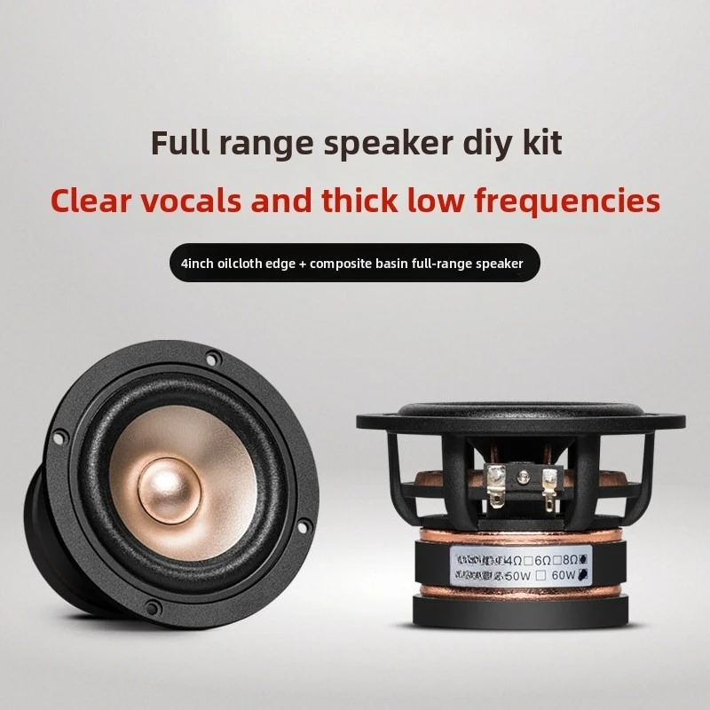 Hifi-Qualität 4 Zoll Passiver Regallautsprecher-Bausatz mit Importiertem Treiber für 2 Paar – Detail 4
