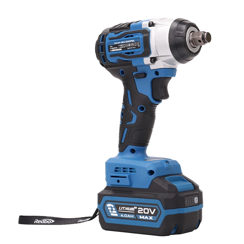 EDON 1/2 inch 21v electric 300 nm torque cordless impact wrench 2400rpm high speed 4.0AH Battery