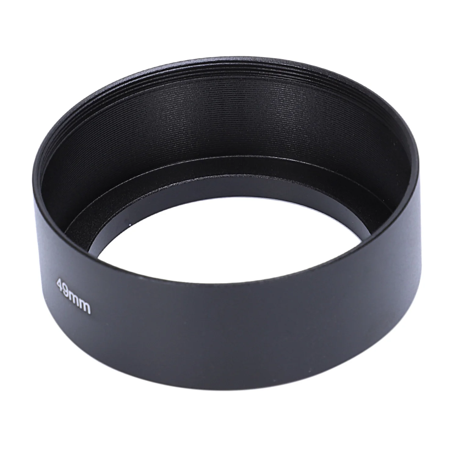 49mm Mount Standard Metal Lens Hood for Canon Nikon Pentax Sony Olympus