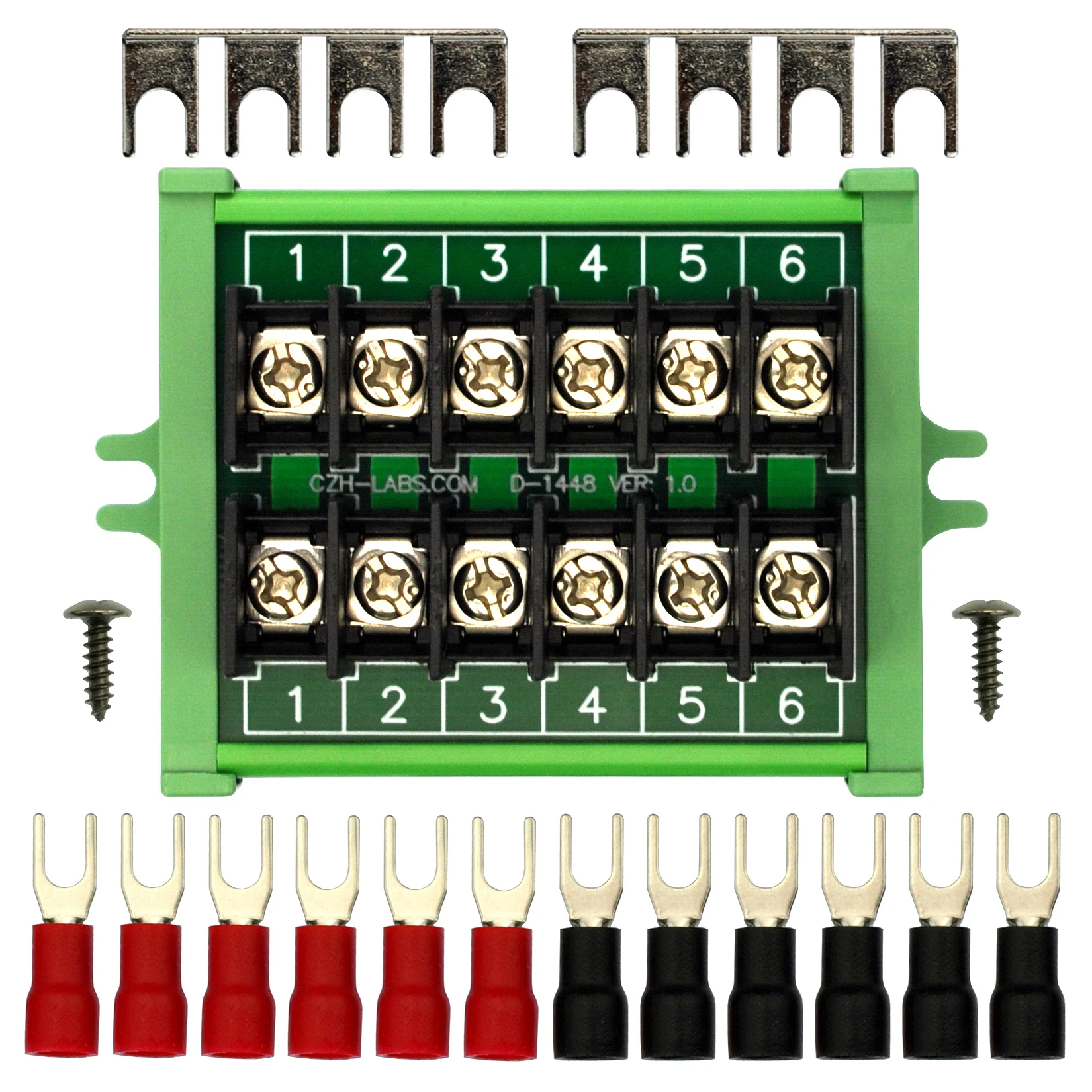 20Amp 2x6 Position Barrier Terminal Block Module