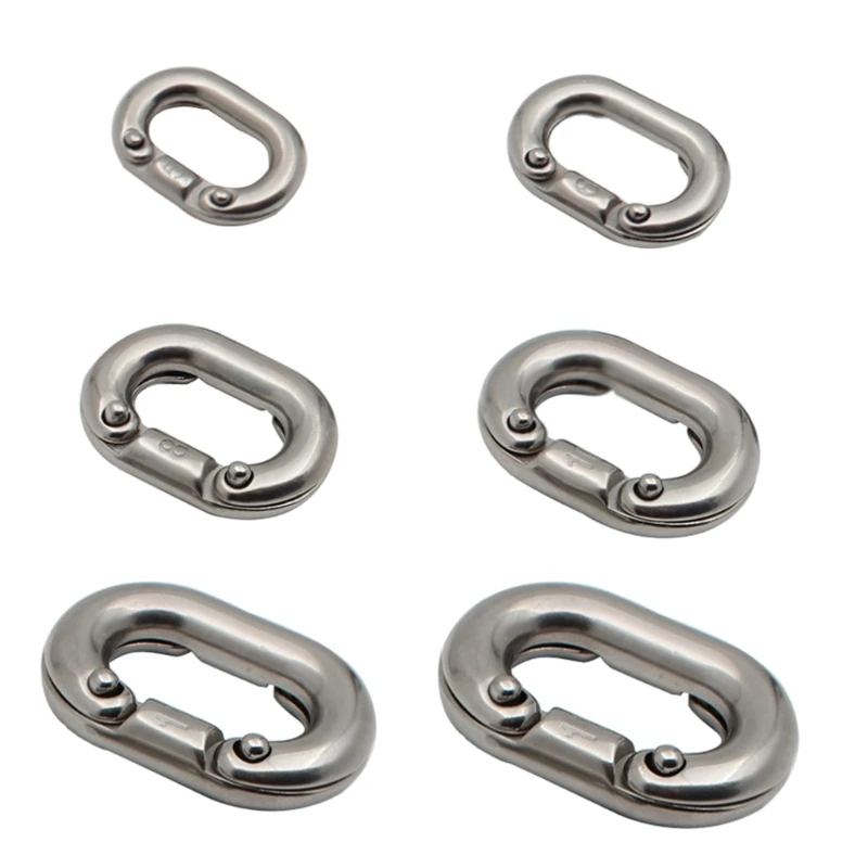 1Piece Marine Grade C Link Split Connectings Ship Anchors Chain Link, 316 Steels Quality Chain Link Connector