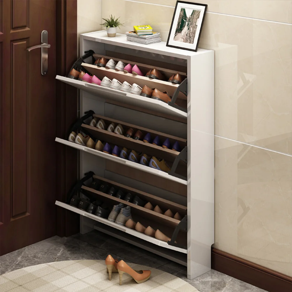 Porch Cabinet Balcony Heighten Shoe Cabinet Storage Simple Classified Locker Entrance Shoe Rack