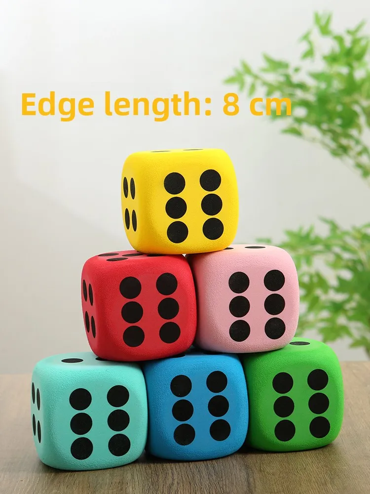

Большие кубики из пенопласта 8 см, шестигранные, с закругленными углами, для детских игр и развития
