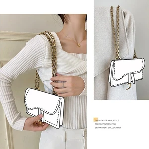 Einzelgäste einzelner Crossbody -Taschen, Metallkettenbeutelzubehör, DIY -Modifikationsteile, geeignet für Satteltasche 10 Hauptverkaufstasche Dior - №7