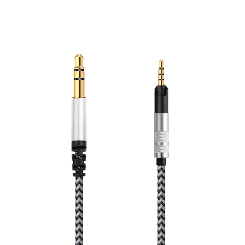 Replacement Cable for Sennheise HD598 HD558 HD518 HD 598 Headphone Earphone Headset 3.5mm to 2.5mm Stereo Bass Audio Cables