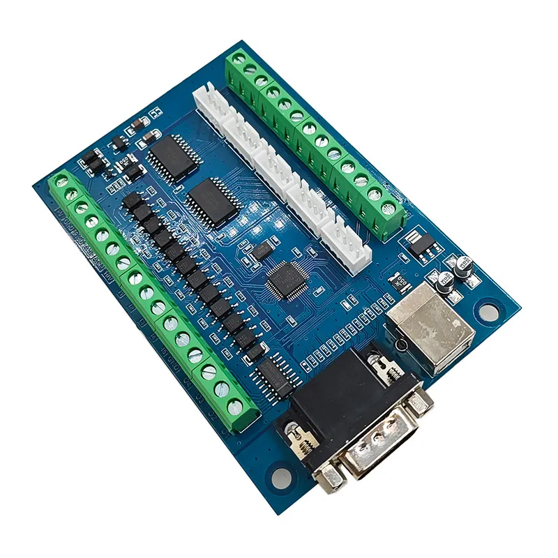 USB MACH3 CNC Motor Driver Board 100Khz Breakout 5 Axis Interface Motion Controller DB15 for CNC Machines 1Pcs