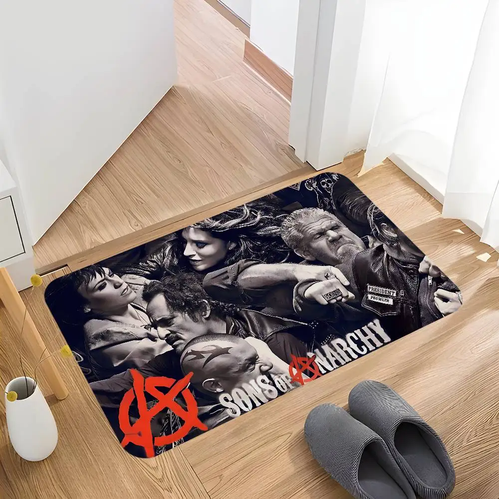 Sons Of Anarchy TV.webp Floor Mat Rectangle Anti-slip Home Soft Badmat Front Door Indoor Outdoor Mat Hotel Decor Mat