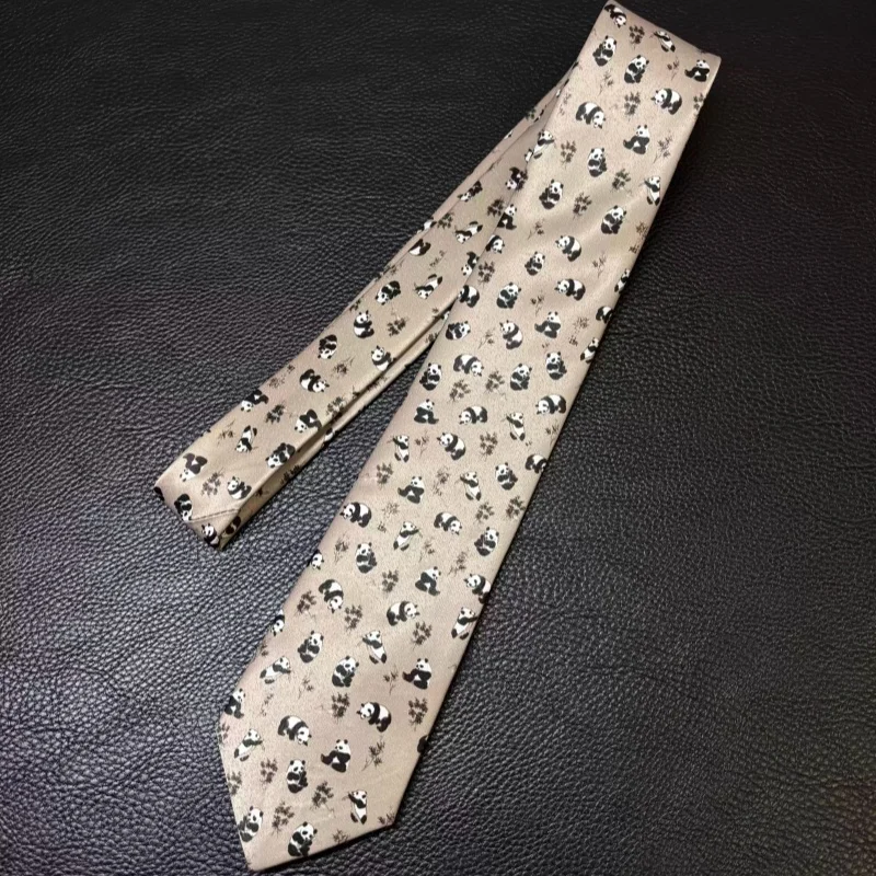 Corbata Retro de Diseño Original con Estampado Animal, Accesorio de Moda Casual de Alta Calidad para Hombre