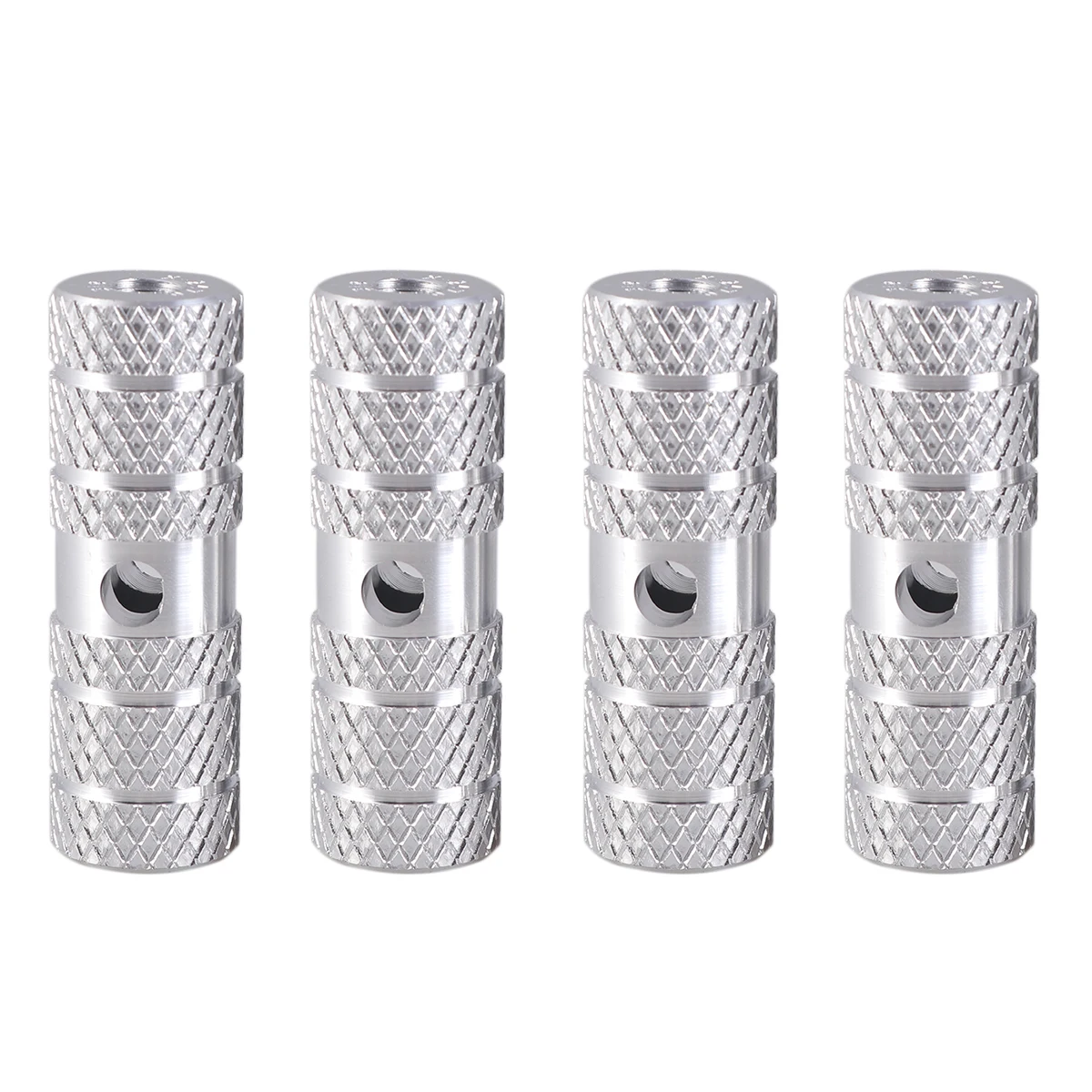 

Universal 2PCS Pegs Footpeg Aluminum Alloy Bike Pedal 9.5mm 10mm Quick Release Cylinder Rear Parts Accessory