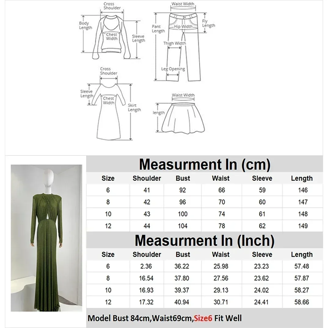 Imagem -03 - Vestido Fino Brilhante Feminino Vestido Fino Escavar Dobra Frontal Barriga Cruzada Diamantes Verde Escuro Qualidade Superior Elegante Primavera Outono Novo 2023