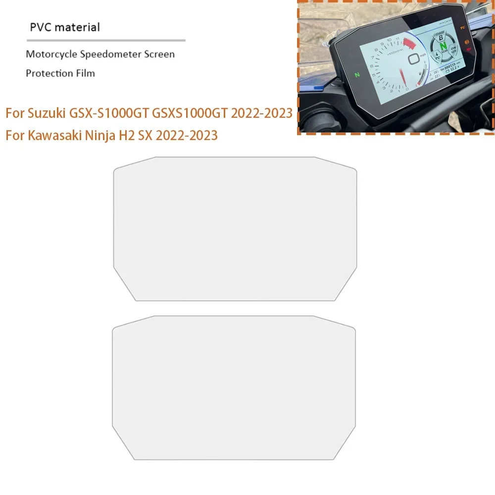 

For Suzuki GSX-S1000GT GSXS1000GT Scratch Cluster Screen Dashboard Protection Instrument Film For Kawasaki Ninja H2 SX 2022-2023
