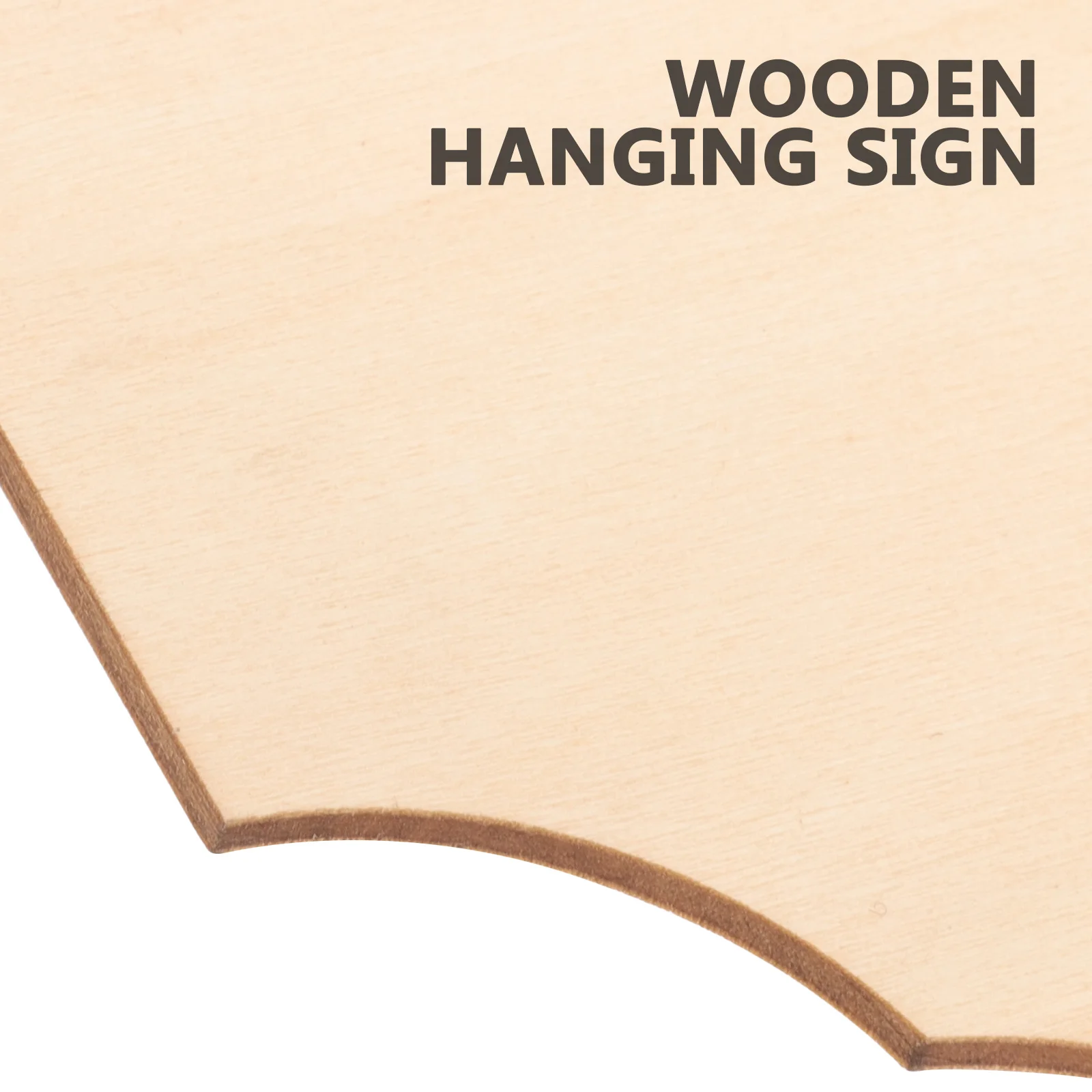 

4pcs Blank Sign For Crafts Hanging Wooden Plaque Diy Unfinished Sign Craft Board Wall Door Decor Pet Nameplate Ornaments Diy