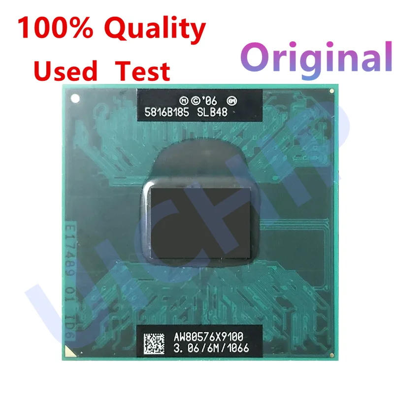 Original Core 2 Extreme X9100 SLB48 SLGE7 3.0 GHz Used Dual-Core Dual-Thread CPU 6M 44W Socket P