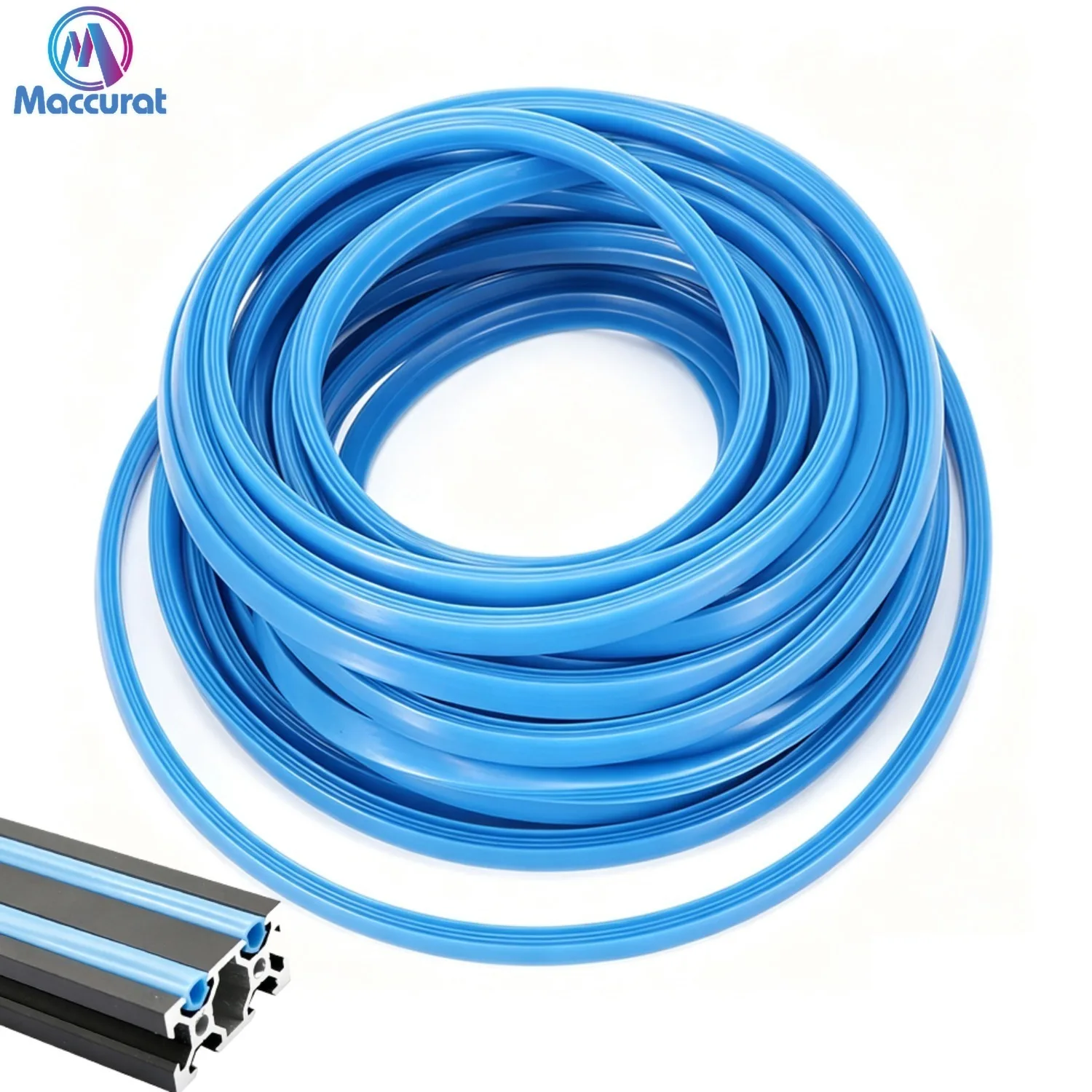 2-10meter 6mm flat seal 2020 aluminum profile Slot Cover/ Panel Holder black/orange/blue For CNC CR-10 Ender-3 machine DIY parts
