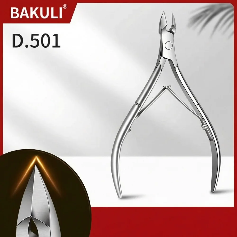 

German D501 Professional Cuticle Nipper, Salon-Grade Fingernail Cuticle Remover Set C2612