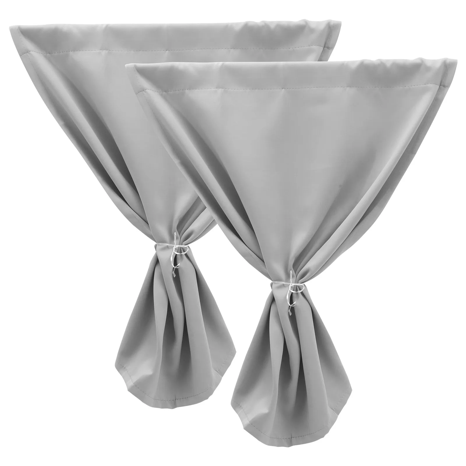 

2 Pieces Curtains 76x92 Polyester Short Window Valance Curtains for Living Room Bathroom Country Style Farmhouse