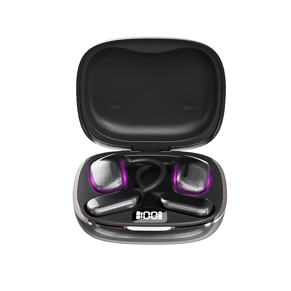 جديد JM20 سماعة لاسلكية تعمل بالبلوتوث UV التعقيم سماعات معلقة الأذن ستيريو ثنائي الترا طويلة المدى بلوتوث 5.0 الترجمة