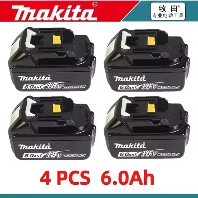 НОВЫЙ оригинальный аккумулятор Makita 18 В, для электроинструмента Makita BL1860 BL1830 LXT400, литий-ионный аккумулятор Makita 18 В 18650, подходит