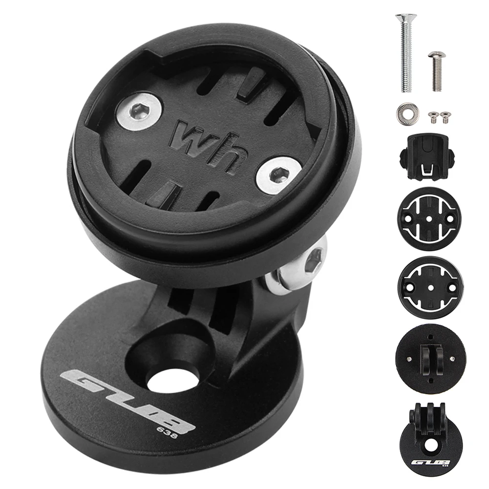 

Bike Stem Top Cap Mount Holder With 4 Adapters Lightweight Adjustable Compatible for Garmin Wahoo Bryton Igps