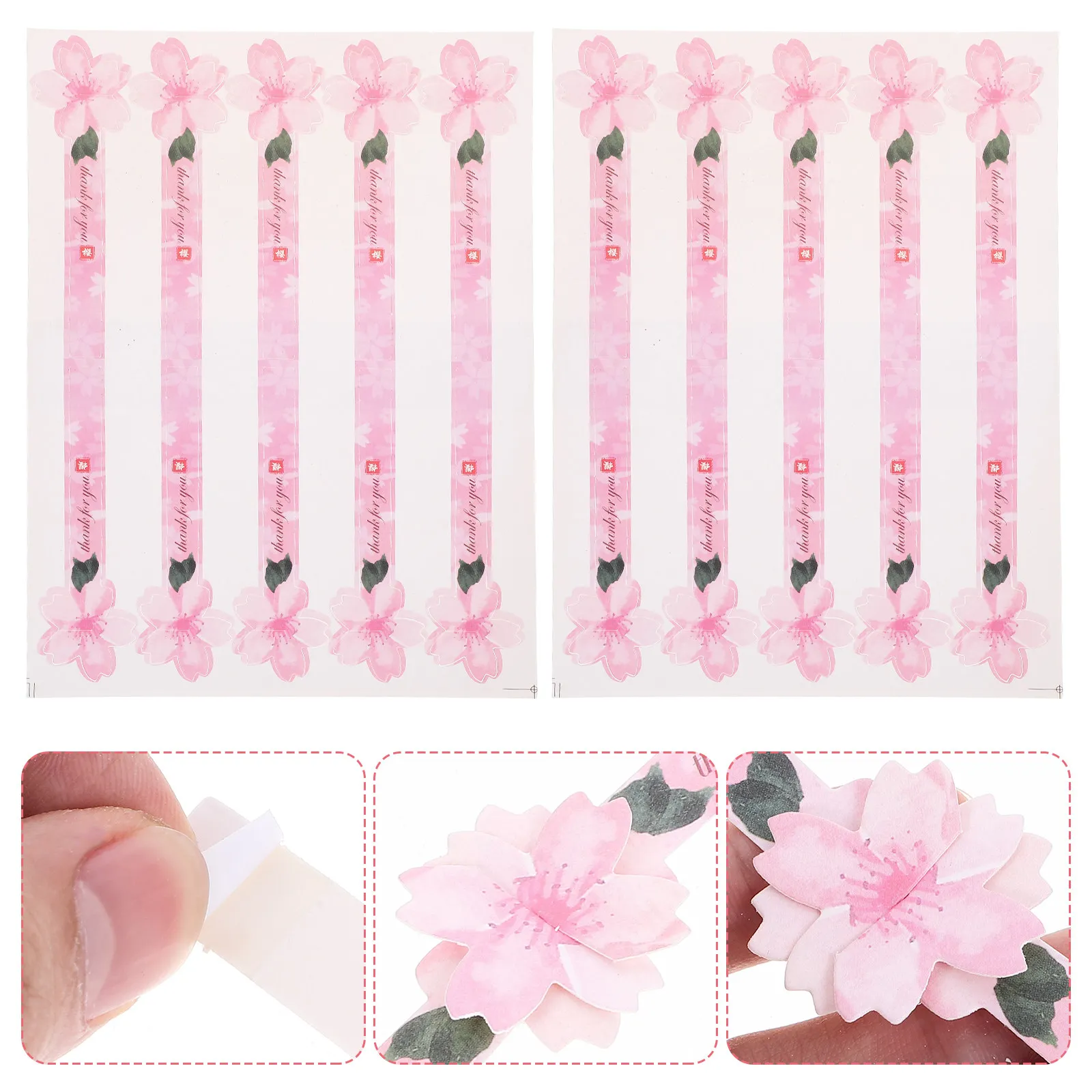 

20 Sheets Decorative Floral Sealing Stickers Home Gift Label Adhesive Seal for Cake Box Baking Cookie Packing Gift Sticker Label