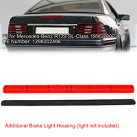 1pcs Car High-Position Brake Light Lamp Housing Additional Stop Lamp Lens for Mercedes Benz R129 SL Class 1996-2002