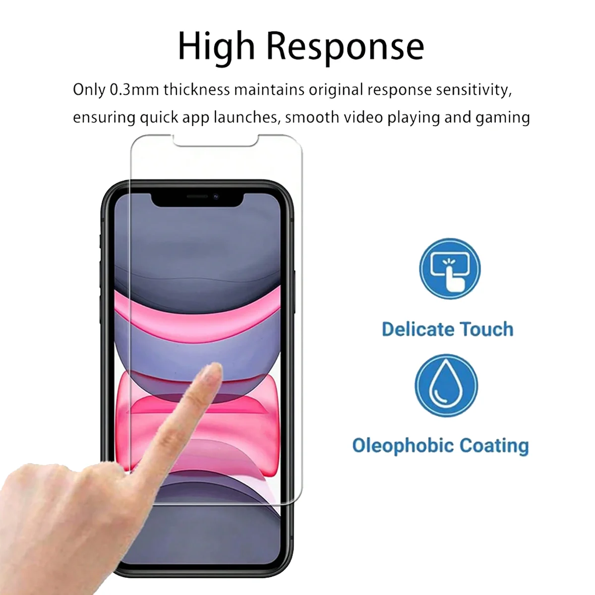3 عبوات من واقي الشاشة لهاتف iPhone X XS Max XR 11 11 Pro Max 12 12 Mini 12 Pro Max 13 13 Mini 13 Pro Max 14 14 Plus