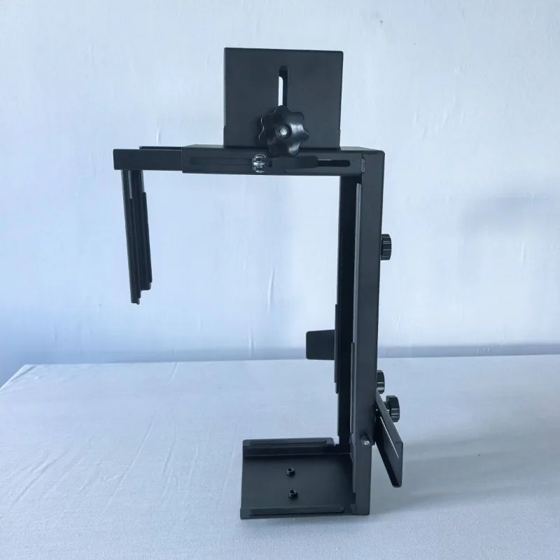 

Under Desk PC Mount Bracket No Drill Adjustable Computer Case Holder CPU Hanging Stand for Sit Stand Desk Heavy Duty Home Office