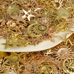 10/20/30pcs Antique Gold/Silver Color Ancient Egypt Celestial Body The Sun Moon And Stars Alloy Pendant Diy Necklace Accessories