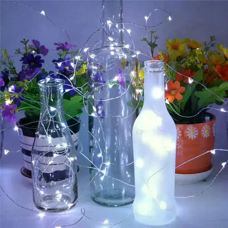 5M Copper Wire LED String Lights Holiday Fairy Lights Garland Christmas Tree Decor Wedding Party DIY