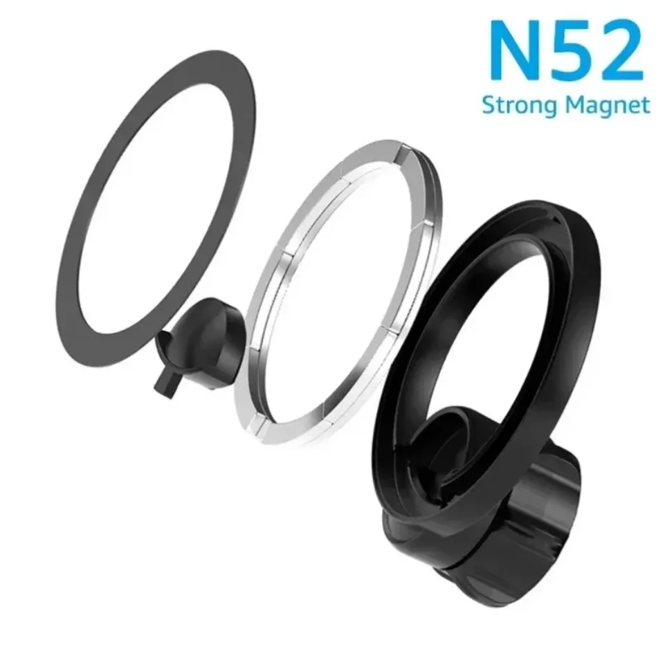 Portable Universal Magnetic Phone Holder for Display Screen 360 Degree Rotation Strong Magnet Car Mount For iPhone16 17 16 15 14 - view 6
