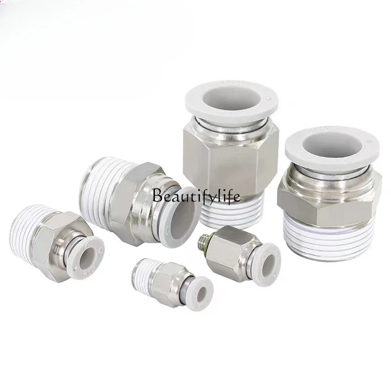 

Threaded Through Pipe Connector APC4/6/8/10/12/16-M5/01/02/03/04