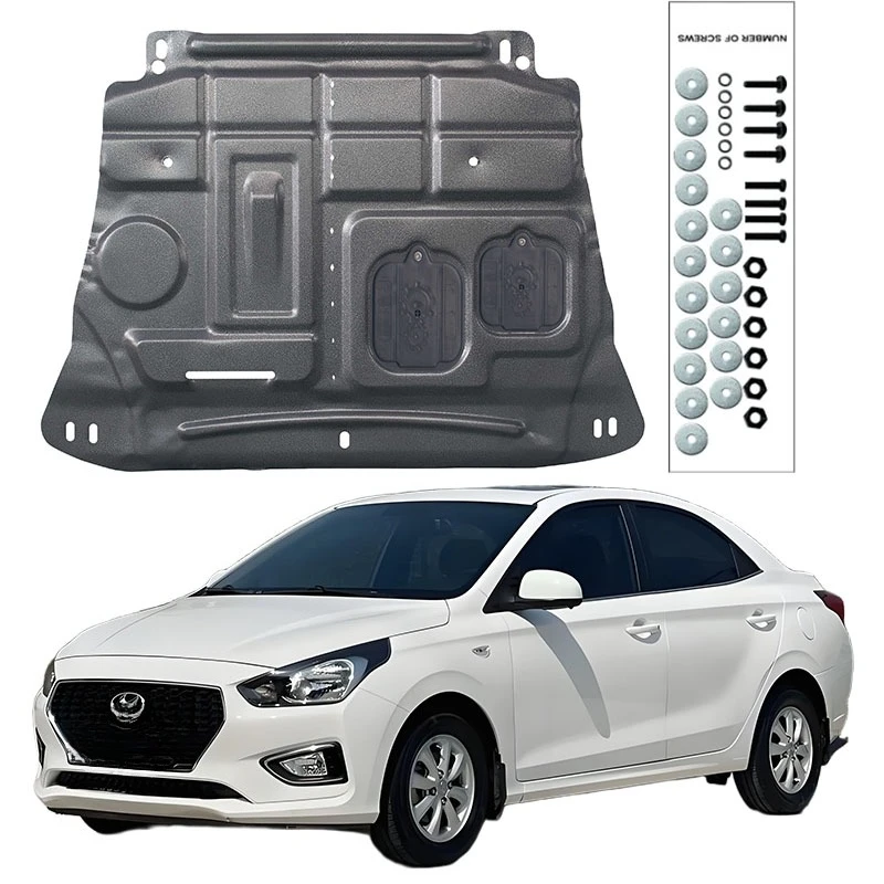 

Higher Quality Alloy Under Engine Guard Mudguard Board Splash Shield Mud Fender Plate Panel For Hyundai Solaris 2017-2024 1.4L