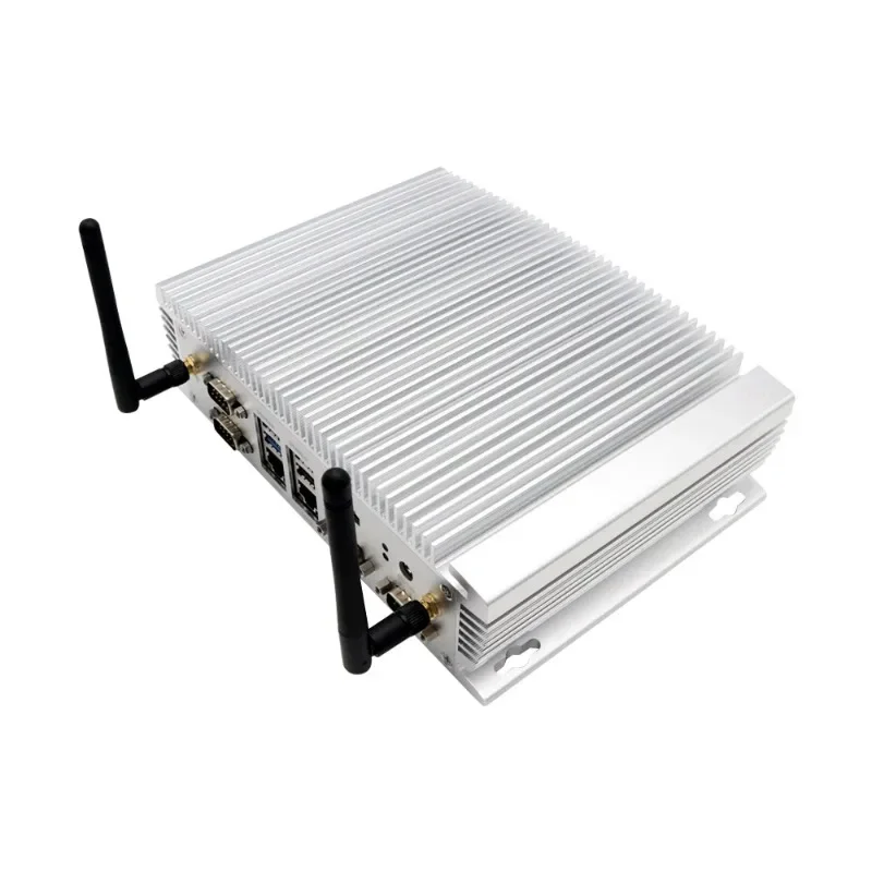 

Fanless industrial computer Dual network 6COM industrial small host i5 6360u microcomputer