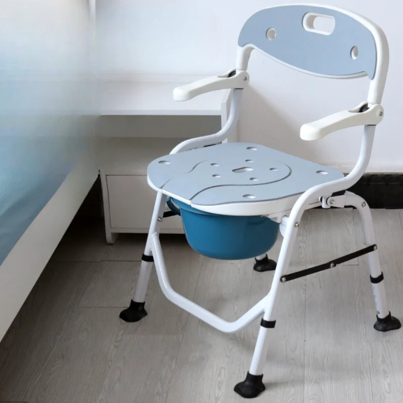 Portable Device Senior Chairs Anti Slip Bath Chair Suction Feet Senior Chairs Adjustable Stool Foldable Medical Scooter Home Use