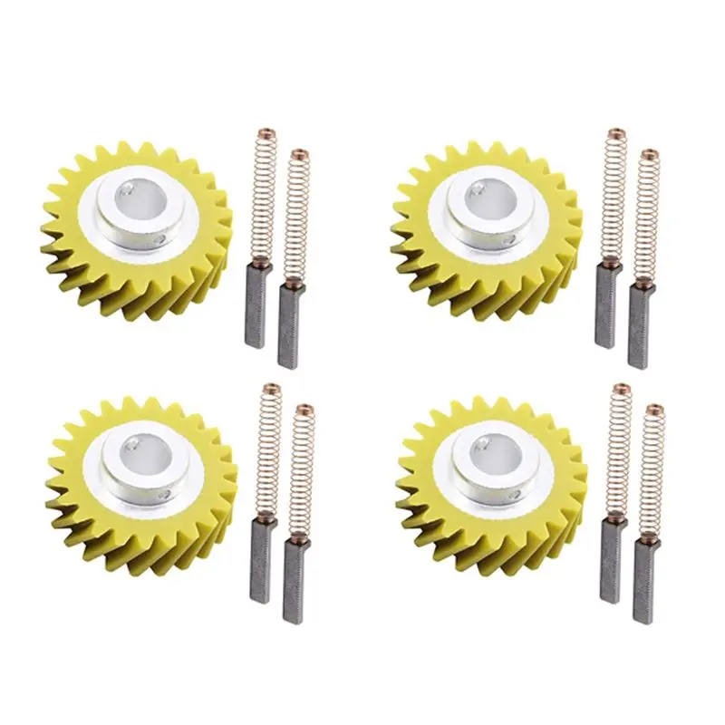 LITE-2X W10112253 Mixer Worm Gear W10380496 Carbon Brushes For Kitchenaid 5K45SS 5K5SS Mixers Replace Parts 4162897