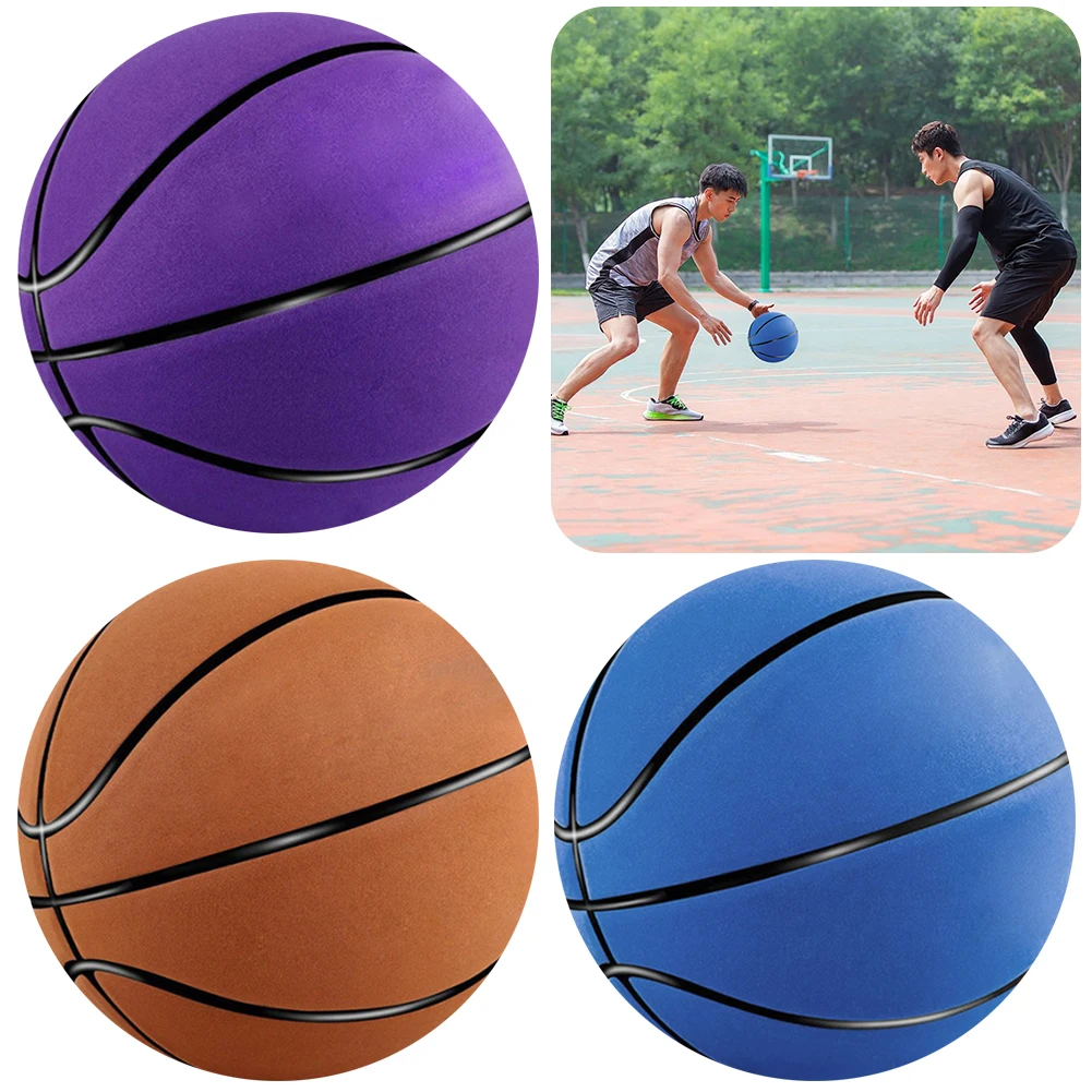 

Size 7 Indoor/Outdoor Basketball Wear-resistant Training Basketball High Elasticity Suede Microfiber Basketball for Adults Teens