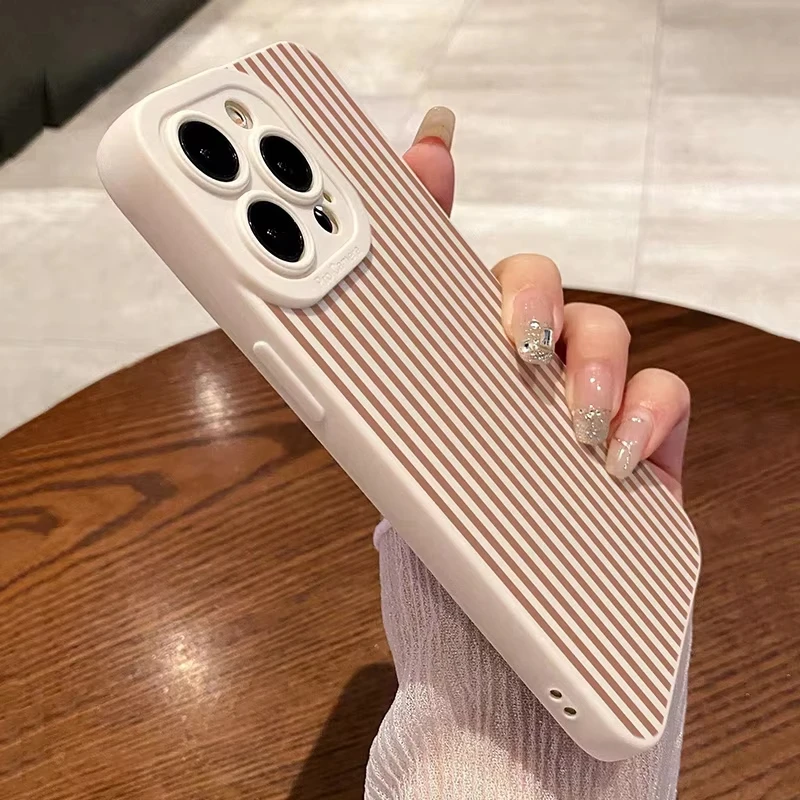 Pink Striped Painted Phone Cas - огляд і ціна Phone Cases Australia