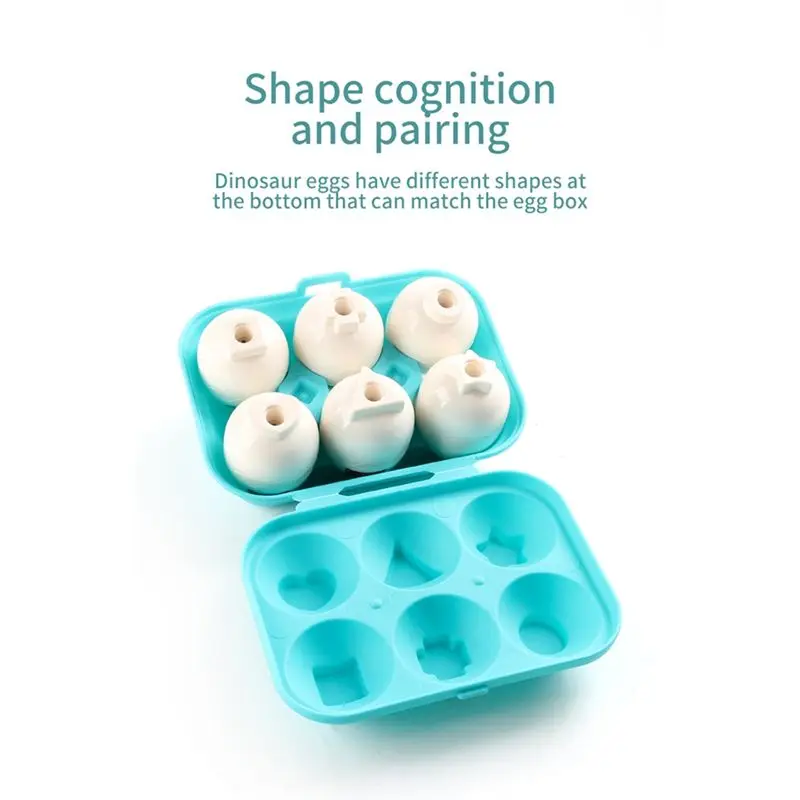 CYGJ-6PCS 3D Eggs Puzzle Learning Education Math Toys  Smart Game Easter Gifts For 1 2 3 Year Old