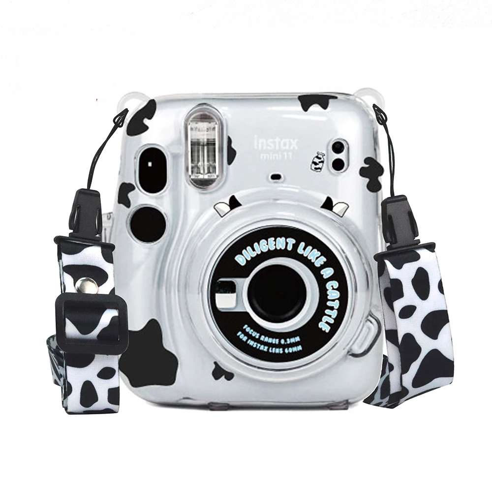 Thương Hiệu Fuji Mini 11 Túi Đựng Cho Máy Ảnh Chụp Lấy Ngay Fujifilm Instax Mini 11 Nghệ Sĩ Vẽ Tranh Sơn Dầu Da PU Ngay Có Túi Đựng trong 9 Phong Cách