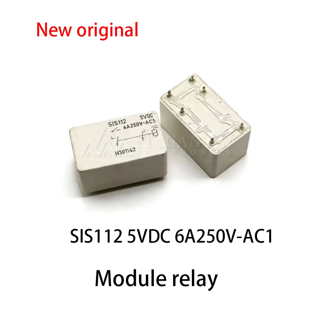 (1pcs) 100% New relay SIS112 5VDC 6A250V-AC1 Module relay