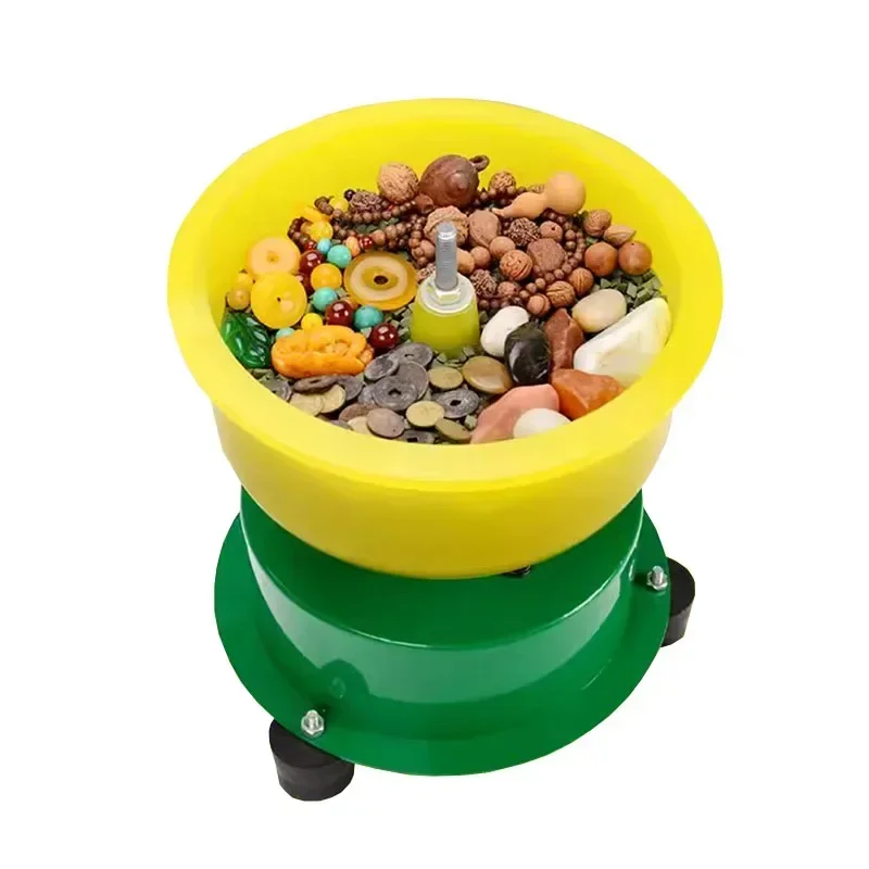 Máquina de polimento de copo vibratório de 6 polegadas Moedor de ágata de jade Moedor de barril vibratório