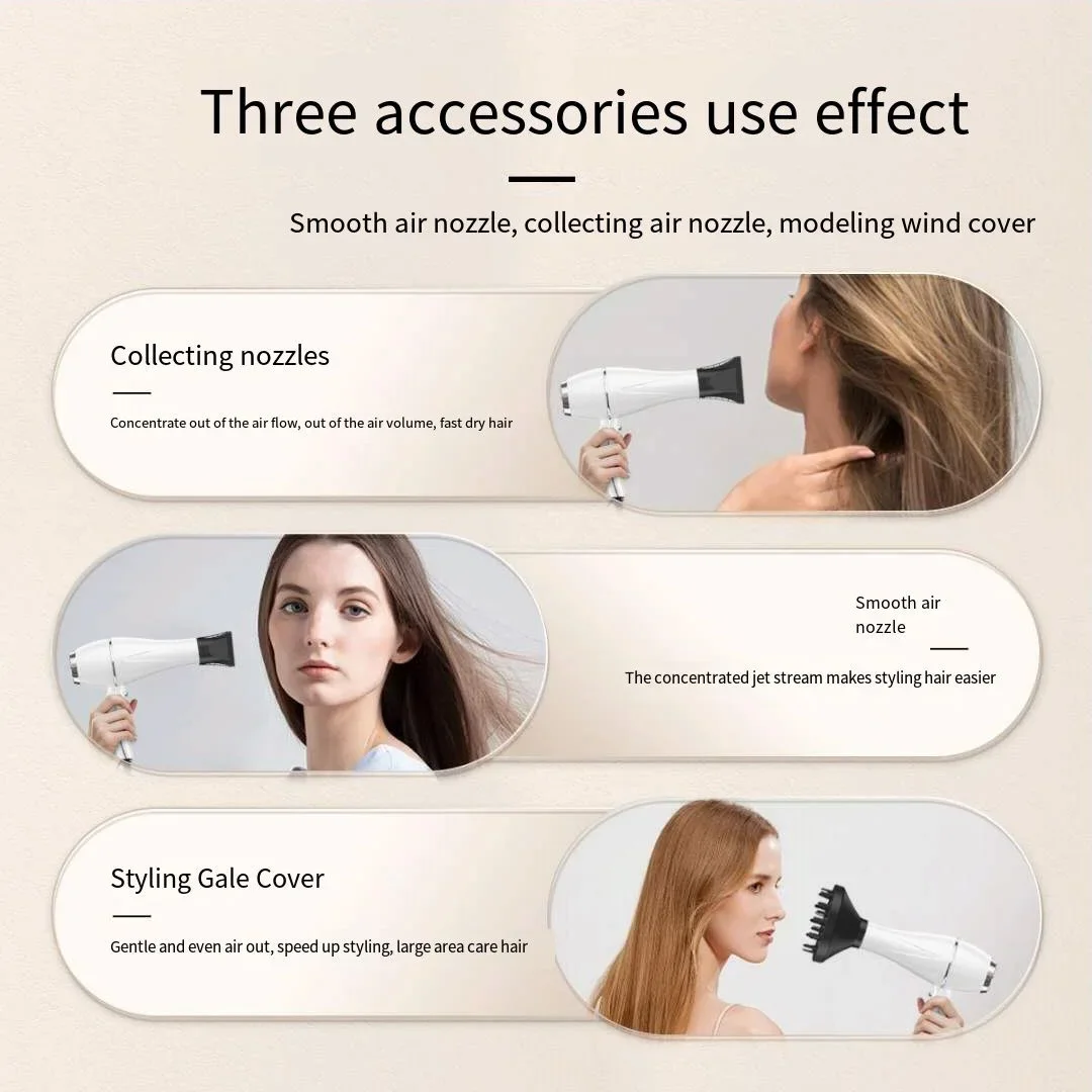 Professional Hair Salon Special Hair Dryer Large Blowing Force of 2300w High power Constant Temperature Negative Ion Hair Dryer